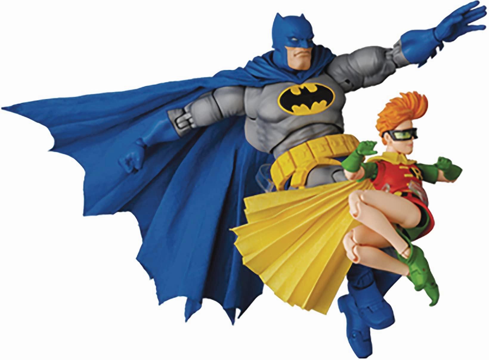 "Batman:The Dark Knight Returns" MAFEX(No.139) Batman Blue Ver. & Robin The Dark Knight Returns Museum Standard