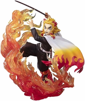 "Demon Slayer: Kimetsu no Yaiba" Figuarts Zero Rengoku Kyojuro Flame Breathing (Bandai Spirits) Brick and mortar Desktop Toy