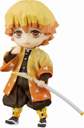 "Demon Slayer: Kimetsu no Yaiba" Nendoroid Doll Agatsuma Zenitsu Gaming Display