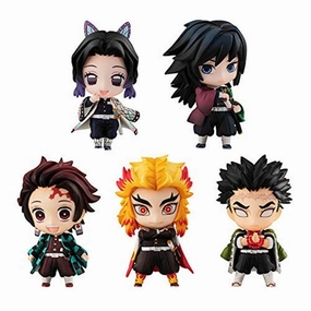 PVC Toy Premium Article "Demon Slayer: Kimetsu no Yaiba" Tanjiro & Pillars Mascot Set A