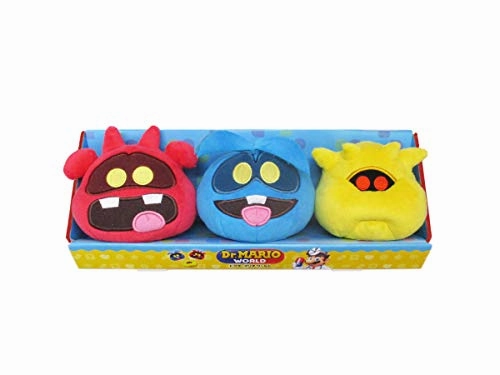 Limited Find Series "Dr. Mario World" Plush DMP02 Virus Plush Set