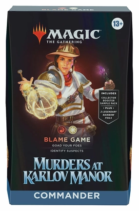 "MAGIC: The Gathering" Murders at Karlov Manor Commander Deck 4 Types (English Ver.) Hidden Series Series