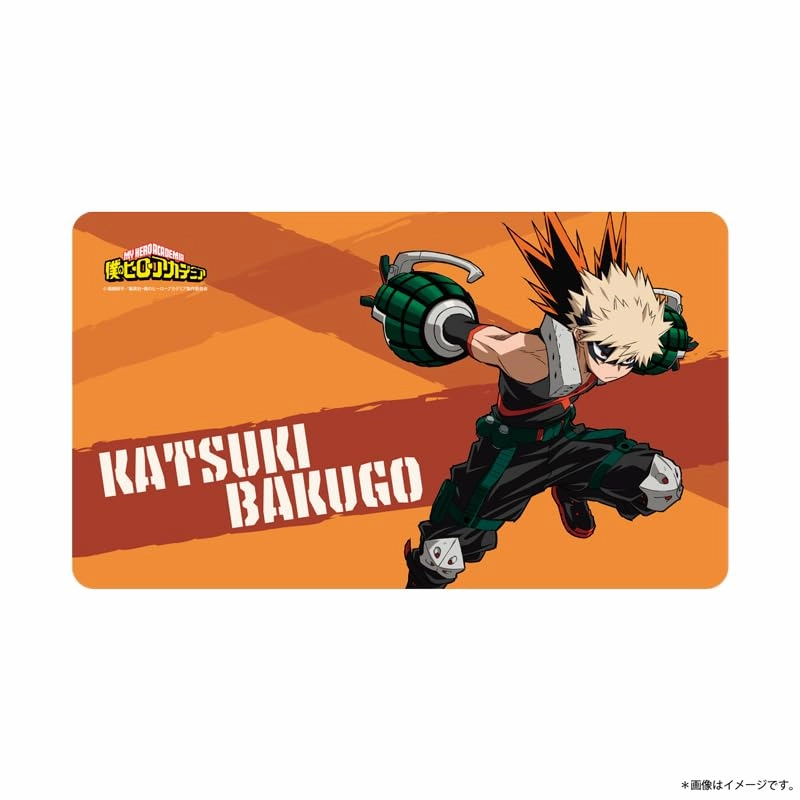 "My Hero Academia" Rubber Mat Bakugo Katsuki Celebrity Doll