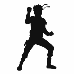 "Naruto Shippuden" Figuno-UZUMAKI NARUTO ?? UCHIHA SASUKE- ??B: NARUTO Pewter Figure