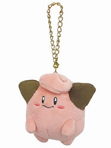 "Pokemon" All Star Collection Mascot Plush Vol. 2 PM17 Cleffa Collector's Drop Reveal Toy Drop Display