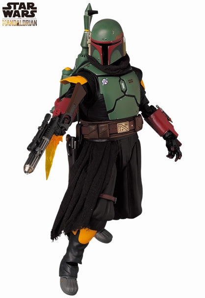 Classical Statue Premium Collection "Star Wars: The Mandalorian" MAFEX No.201 Boba Fett (TM) (Recovered Armor)
