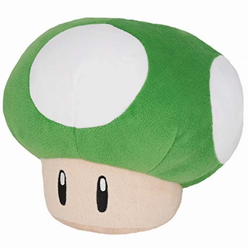 Exclusive Find Display "Super Mario" ALL STAR COLLECTION Plush AC61 1-Up Mushroom (S Size)