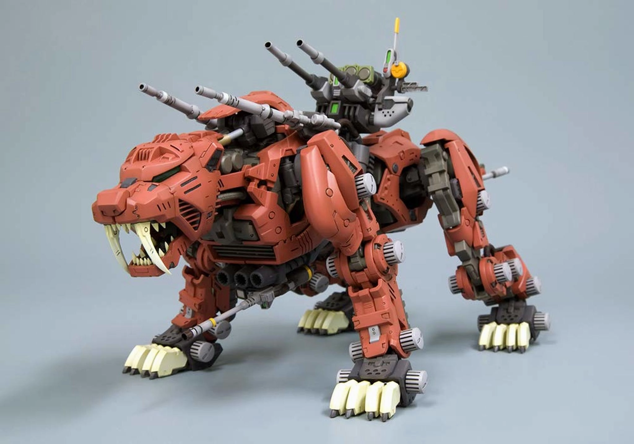 Kotobukiya 1/72 Zoids HMM #006 EZ-016 Saber Tiger Marking Plus Ver. Scale Model Kit Expert Level Age Appropriate