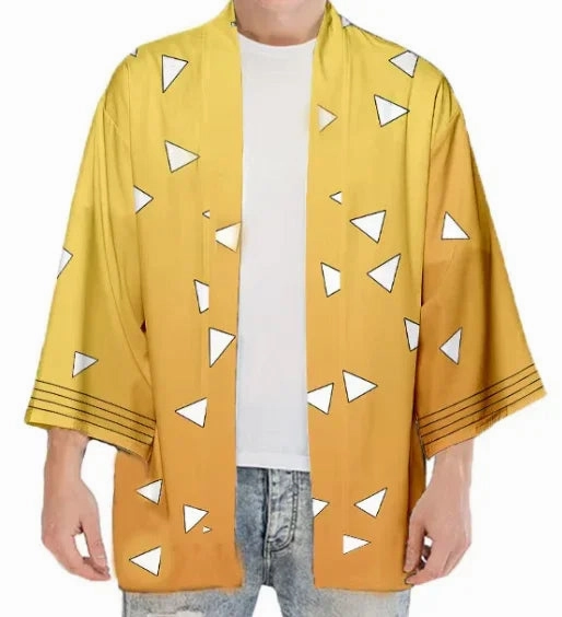 Haori | Demon Slayer: Kimetsu no Yaiba | Agamatsu Zenitsu Hand Sculpted Auction Item