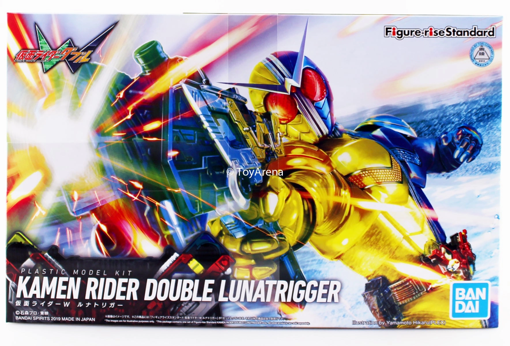 National Treasure Premium Toy Figure-rise Standard Kamen Masked Rider Double Luna Trigger Plastic Model Kit