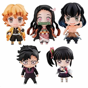 "Demon Slayer: Kimetsu no Yaiba" Tanjiro's Friends Mascot Set Collectible Display