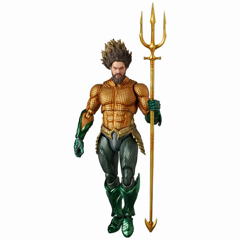 Collectible Hobby MAFEX "Aquaman and the Lost Kingdom" Aquaman (Gold & Green Suit)