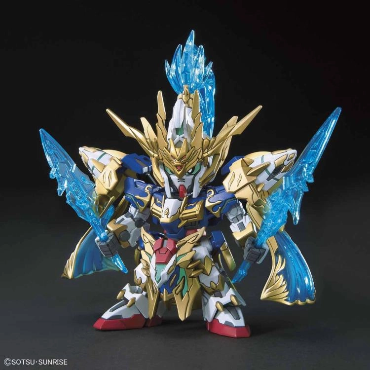 Gundam SDSS #007 Sangoku Soketsuden Zhao Yun 00 Gundam and Blue Dragon Drive Model Kit Avid Fan Creature Replica