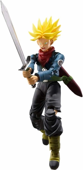 S.H. Figuarts Dragon Ball Super Future Trunks Action Figure US Collection Showcase