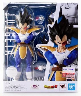 Music Icon S.H. Figuarts Dragon Ball Z Vegeta 2.0 (Scouter Vegeta) Action Figure