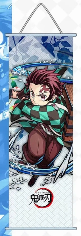 Wall Scroll | Demon Slayer: Kimetsu no Yaiba | Tanjiro Kamado 3 Fantasy Collection Handicraft Item