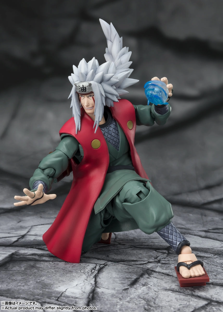 Hand Painted Vinyl Toy S.H. Figuarts Naruto: Shippuden Jiraiya (Ero-Sennin) Exclusive Edition Action Figure