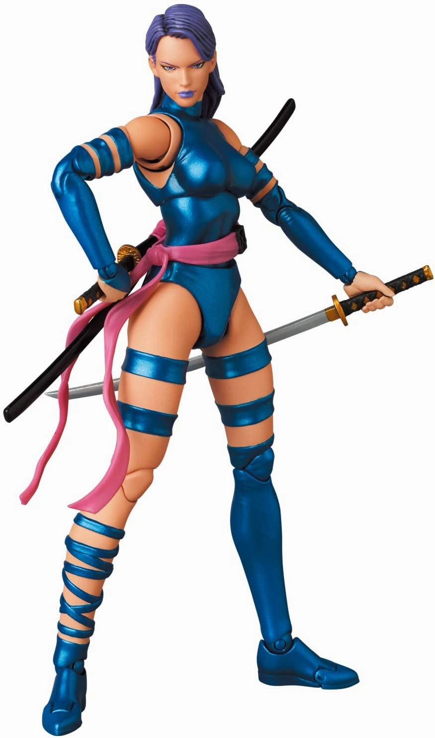 X-Men - Mafex No.141 Psylocke Comic Ver. (Medicom Toy) National Symbol Photo Opportunity