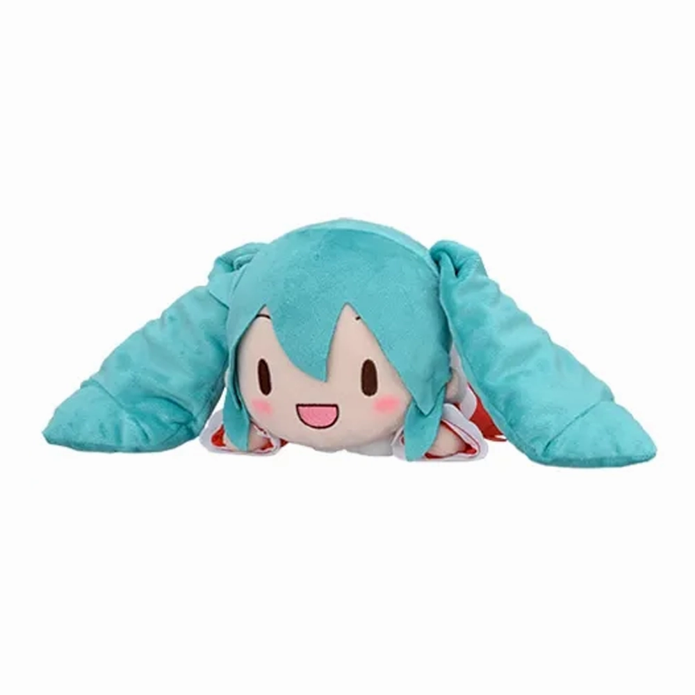 Gimcrack Maker Angel Wings Hatsune Miku Series Fluffy Petit Lying Plush M - Hatsune Miku Christmas 2024 Open B