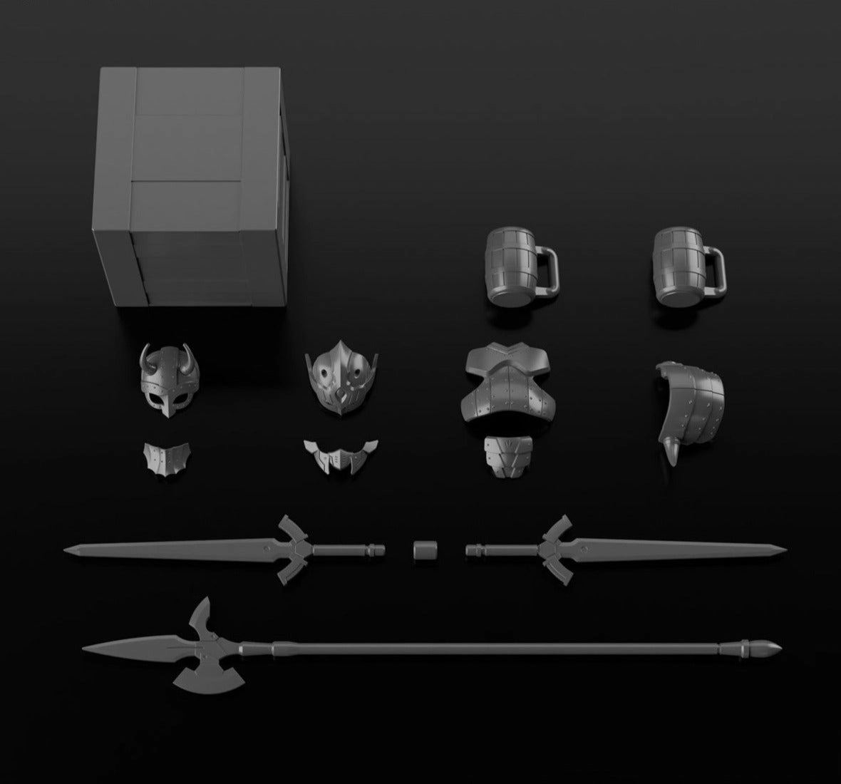 Action Goods Hobby Figure Bandai 30 Minutes Fantasy 30MF 1/144 Item Shop 2 (Fighter Option) Accessory Model Kit