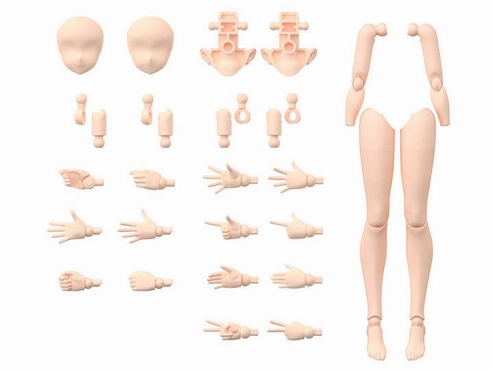 Bandai 30 Minutes Sisters 30MS OB-07 Option Body Parts Arm Parts and Leg Parts (Color A) Model Kit Miniature Article