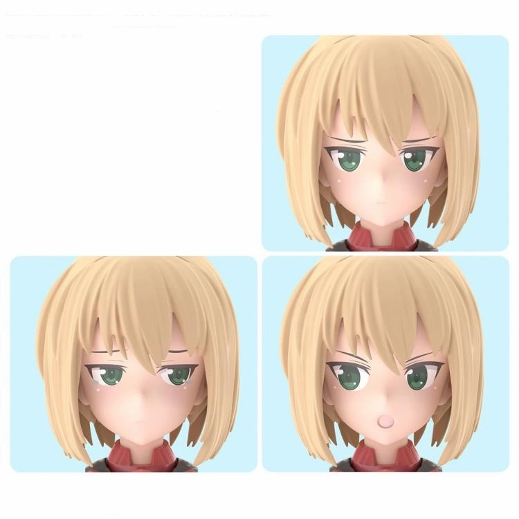 Rarity Value Resin Model Bandai 30 Minutes Sisters 30MS Option Face Parts Parts Set 5 Color B Accesories Model Kit