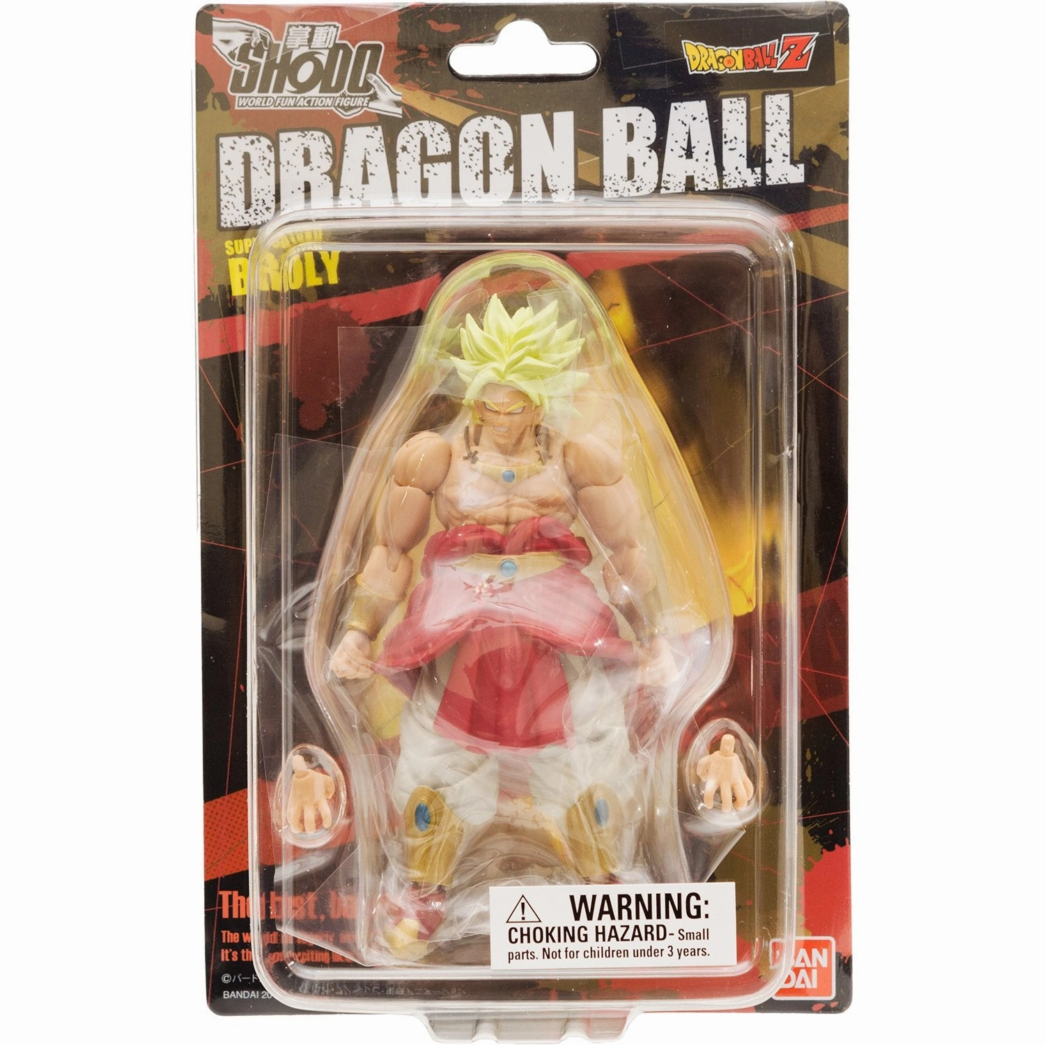 Anime Goods Bandai Dragon Ball Super Saiyan Broly Shodo Micro Action Figure