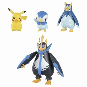 Bandai Pokemon Empoleon Evolution Set Model Kit Gaming Decor