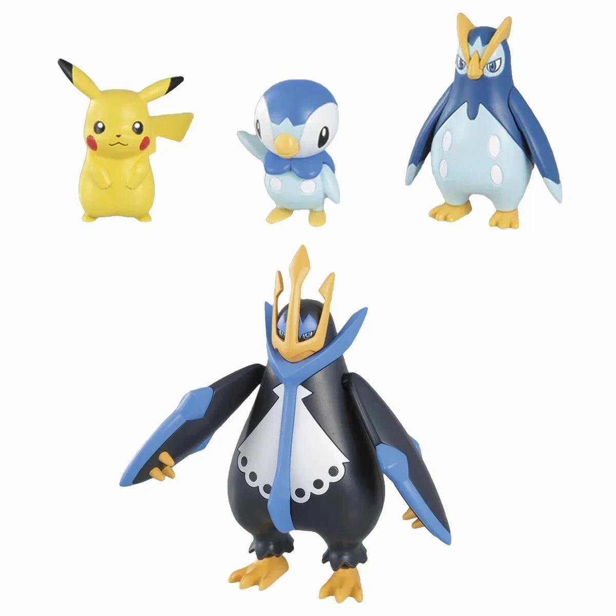 Bandai Pokemon Empoleon Evolution Set Model Kit Gaming Decor