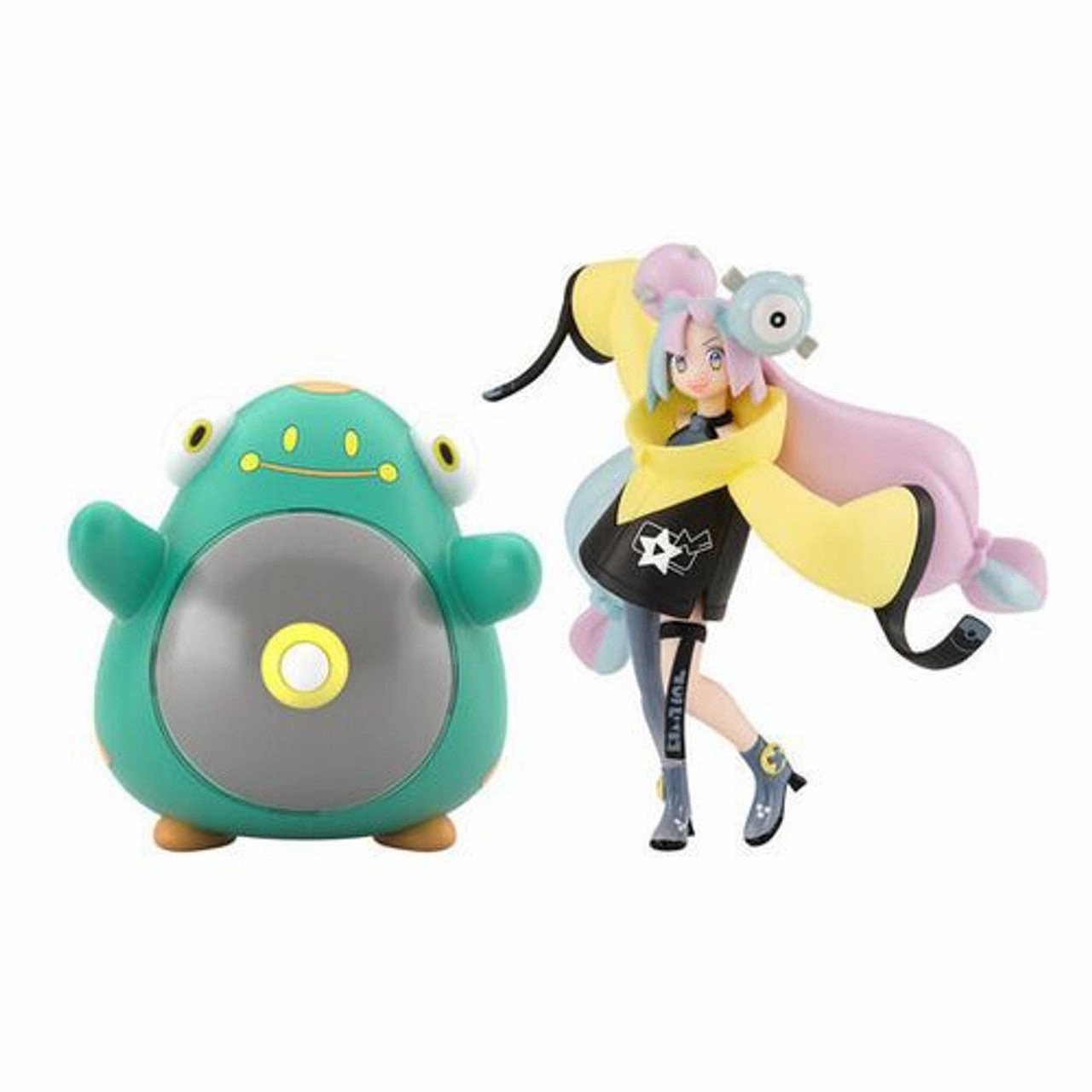 Bandai Pokemon Scale World Paldea Region Iono and Bellibolt (Nanjyamo and Harabarie) 2-Pack Trading Figure Set Character Sculpture Serious Investor