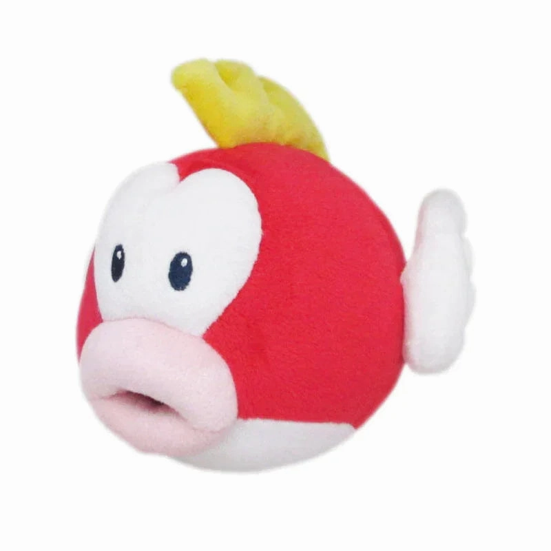 Plushie | Super Mario All Star | Cheep Cheep 5" | Little Buddy Colorfast Dye Tiny Bag