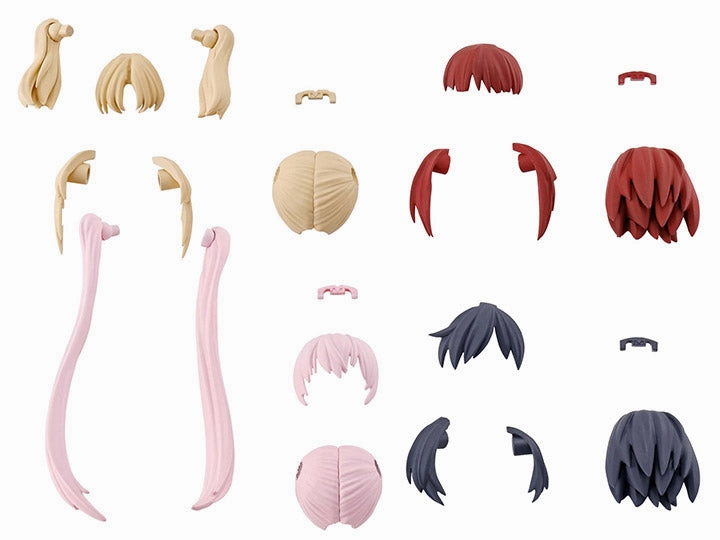 Bandai 30 Minutes Sisters 30MS Option Hair Style Parts Vol. 1 Accesory Kit (Box/4) Global Citizen