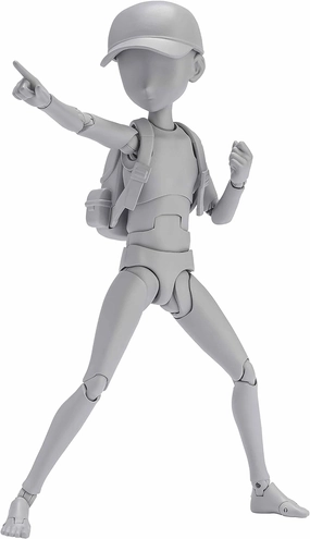 S.H.Figuarts Body-kun -Ken Sugimori- Edition DX Set (Gray Color Ver.) Action Showcase