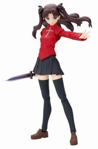 Static Pose Fate/stay night Figma- Tohsaka Rin plain clothes Version Max Factory