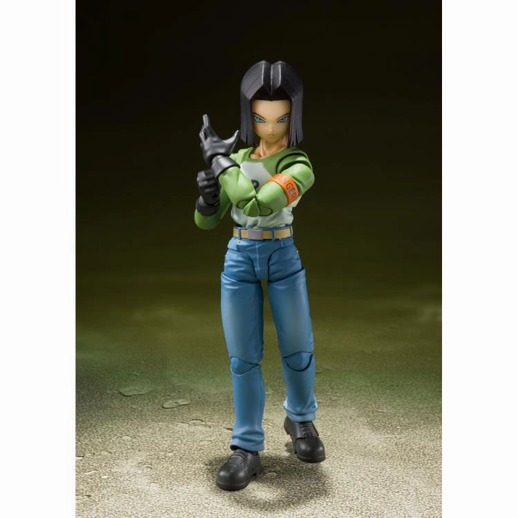 Father's Day Premium Display S.H. Figuarts Dragon Ball Super Android 17 (Universe Survival Saga) Exclusive Action Figure