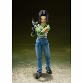 Father's Day Premium Display S.H. Figuarts Dragon Ball Super Android 17 (Universe Survival Saga) Exclusive Action Figure