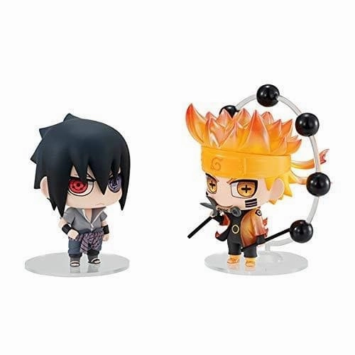 Greek Statue Movie Product Chimi Mega Buddy Series!  Uzumaki Naruto & Uchiha Sasuke - Ninkaitaisen Set (MegaHouse)