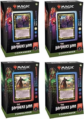 MAGIC: The Gathering The Brothers' War Commander Deck 2 Types (English Ver.) Mystery Pack Opening