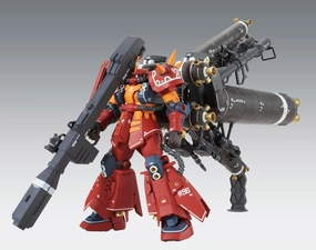 Gundam 1/100 MG Gundam Thunderbolt MS-06R High Mobility Type Zaku "Psycho Zaku" Ver. KA. Model Kit Articulated Figure