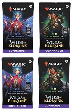 Lucky Mystery Pack Exclusive Pack Display MAGIC: The Gathering Wilds of Eldraine Commander Deck 2 Types (English Ver.)