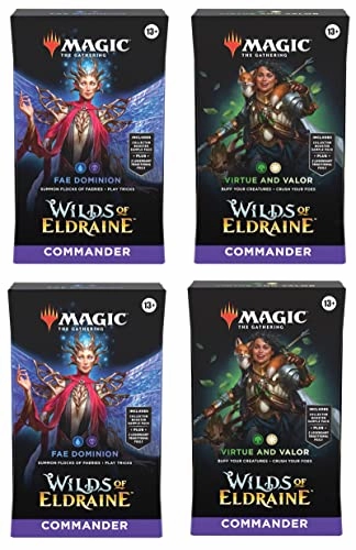 Lucky Mystery Pack Exclusive Pack Display MAGIC: The Gathering Wilds of Eldraine Commander Deck 2 Types (English Ver.)