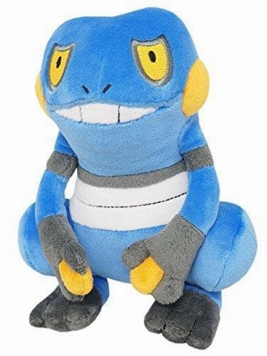 "Pokemon" Allstar Collection Plush PP45 Croagunk (S Size) Collector's Find Unboxing Toy Series Series