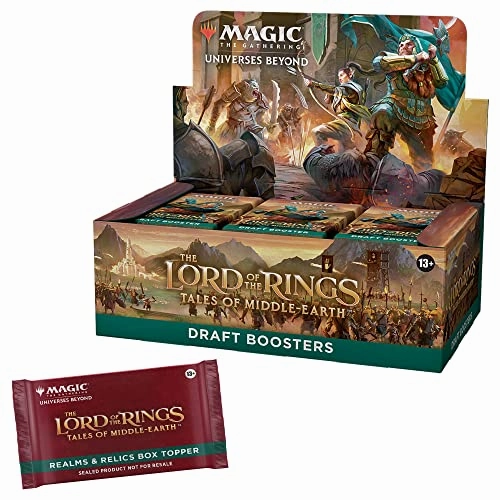 Random Drop Display Collector's Drop Display MAGIC: The Gathering The Lord of the Rings: Tales of Middle-earth Draft Booster (English Ver.)