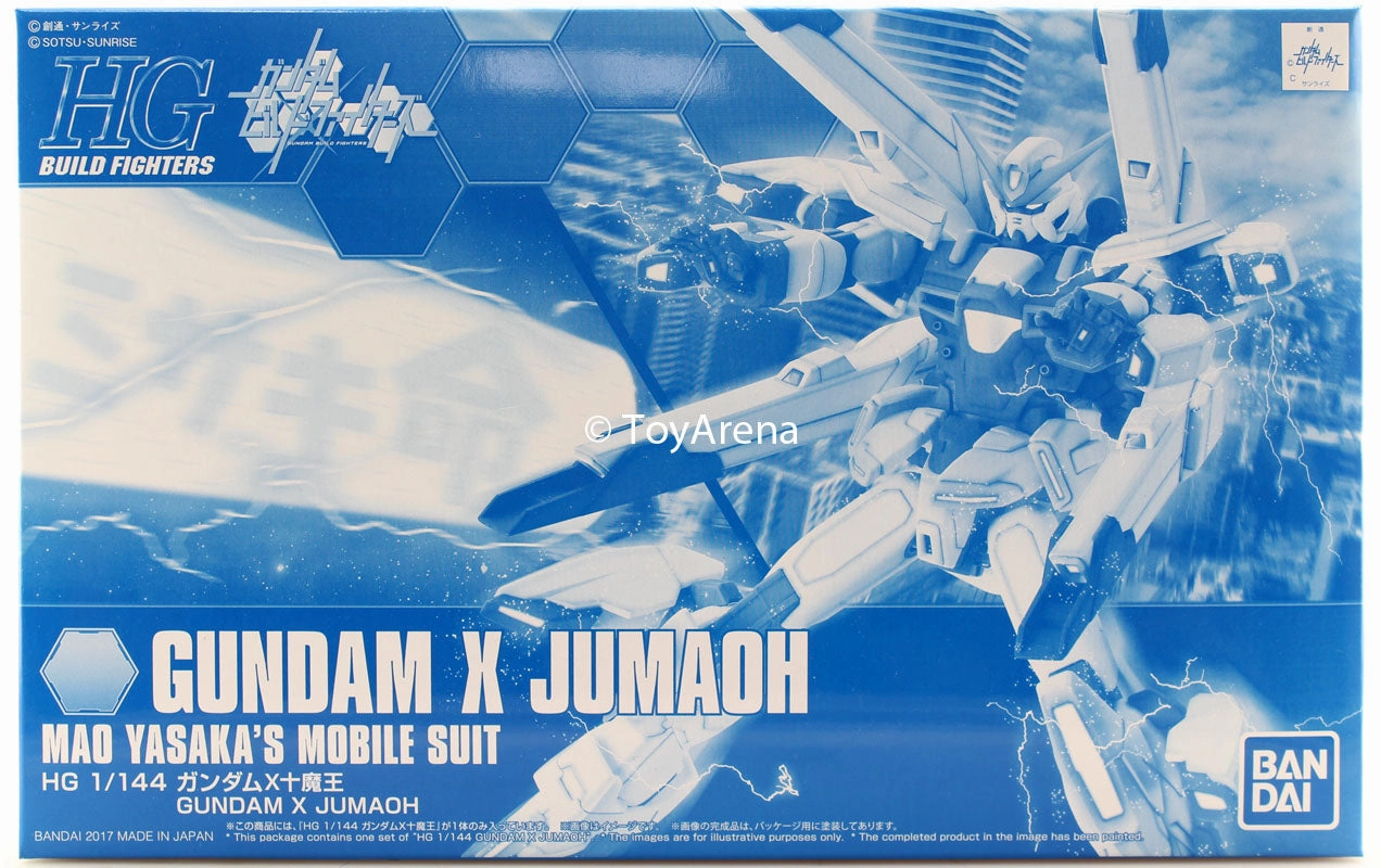 Gundam 1/144 HGBF Gundam Build Fighters Gundam X Jumaoh Mao Yasaka's Mobile Suit Model Kit Exclusive Surrealist Art Loyal Friend