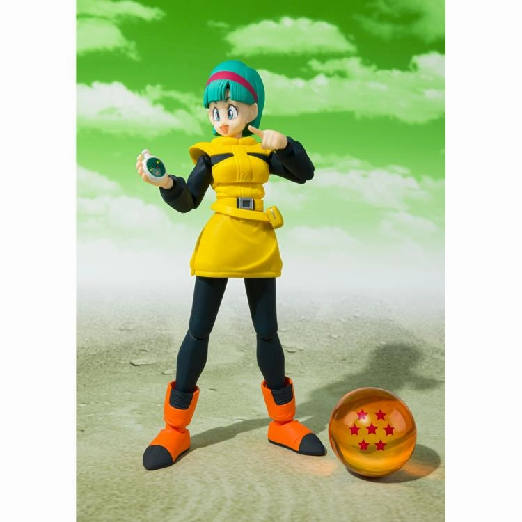 S.H. Figuarts Dragon Ball Z Bulma (Journey to Planet Namek) Exclusive Action Figure Loyal Friend Car Model