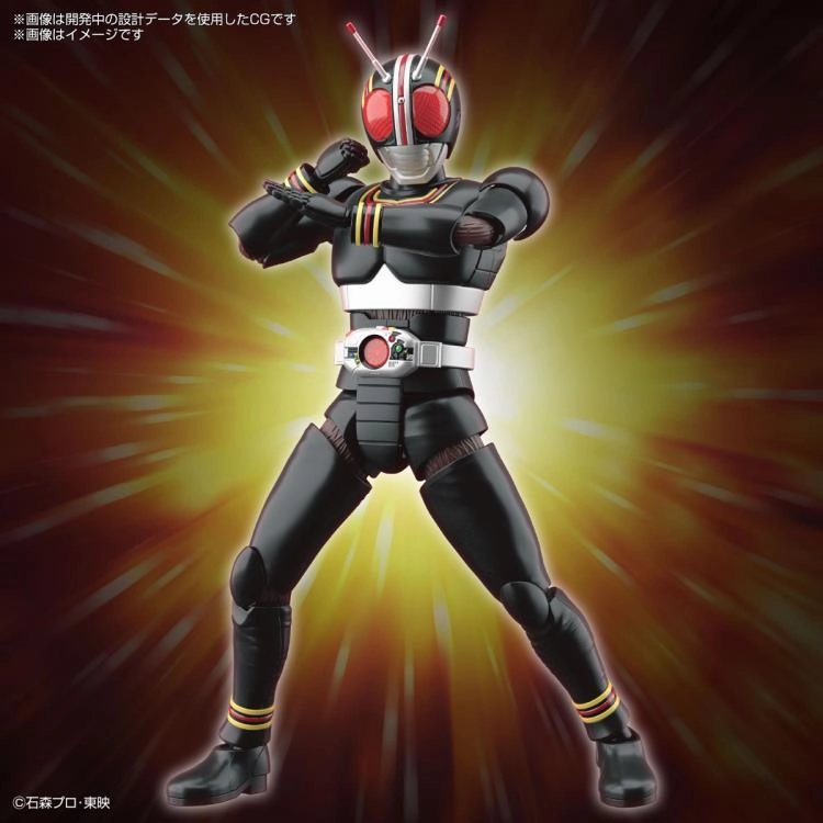 Articulated Statue Figure-rise Standard Kamen Masked Rider Black Plastic Model Kit