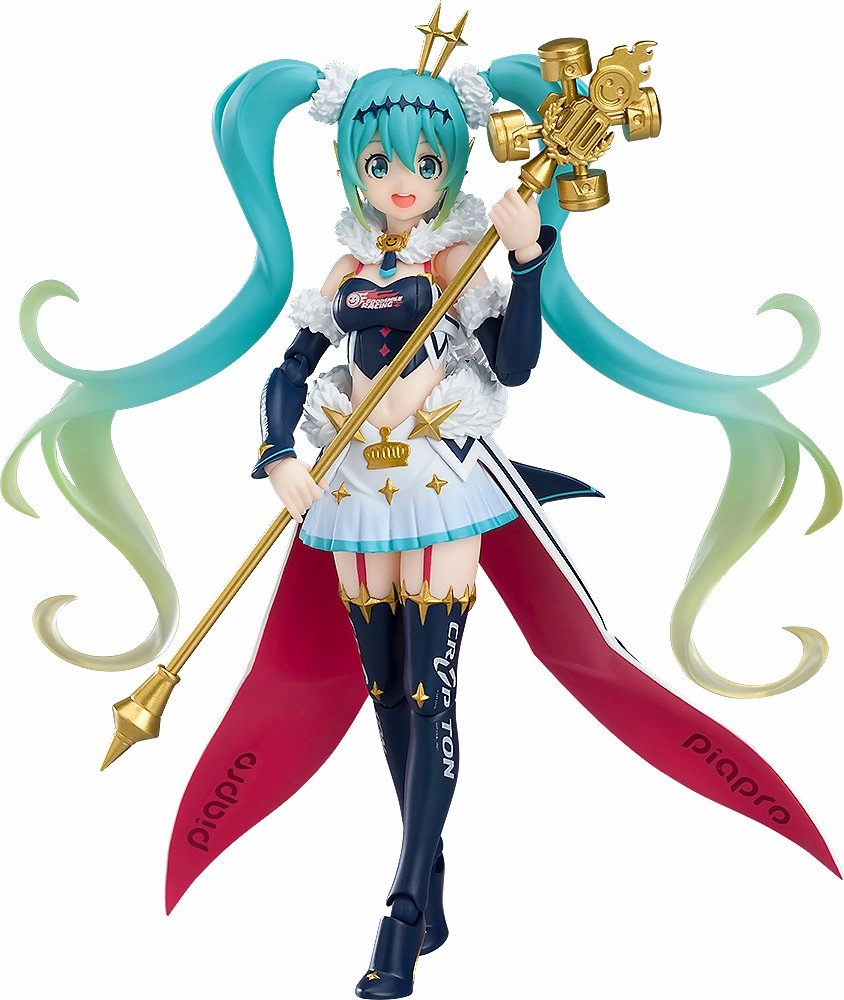 Vinyl Showcase Antique Reproduction figma Hatsune Miku GT Project Racing Miku 2018 Ver.