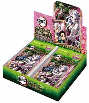 Miniature Statue Demon Slayer: Kimetsu no Yaiba Metal Card Collection 3 Pack Ver.