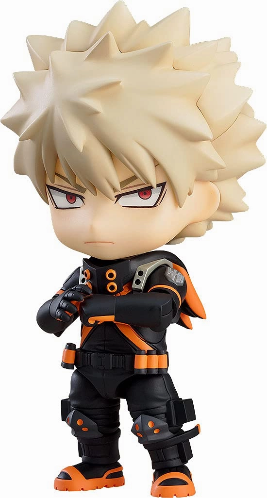 "My Hero Academia The Movie World Heroes' Mission" Nendoroid #1692 Bakugo Katsuki Stealth Suit Ver. Teen Bedroom