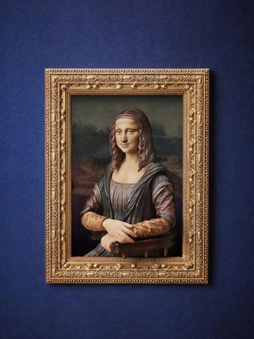 Rococo Sculpture figma The Table Museum Mona Lisa by Leonardo da Vinci
